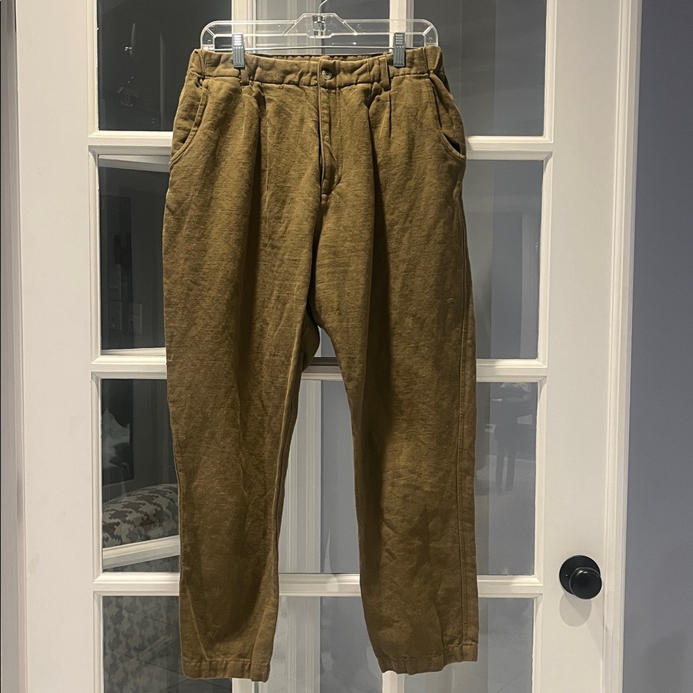 ABLE Olive Green Charlie Comfort Pants Sz 6 - Picture 3 of 5